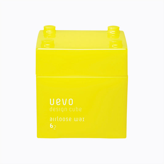 Uevo Design Cube Air Loose Wax (For Loose Perm Style And Short Hair) 80g MADE IN JAPAN