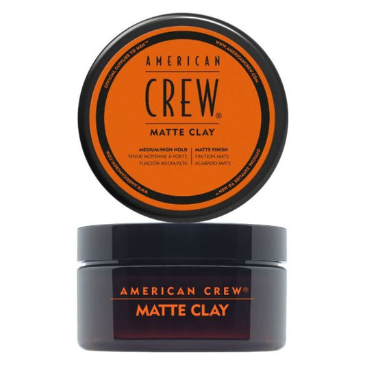 American Crew Matte Clay 85g – Medium/High Hold, Matte Finish Styling Clay