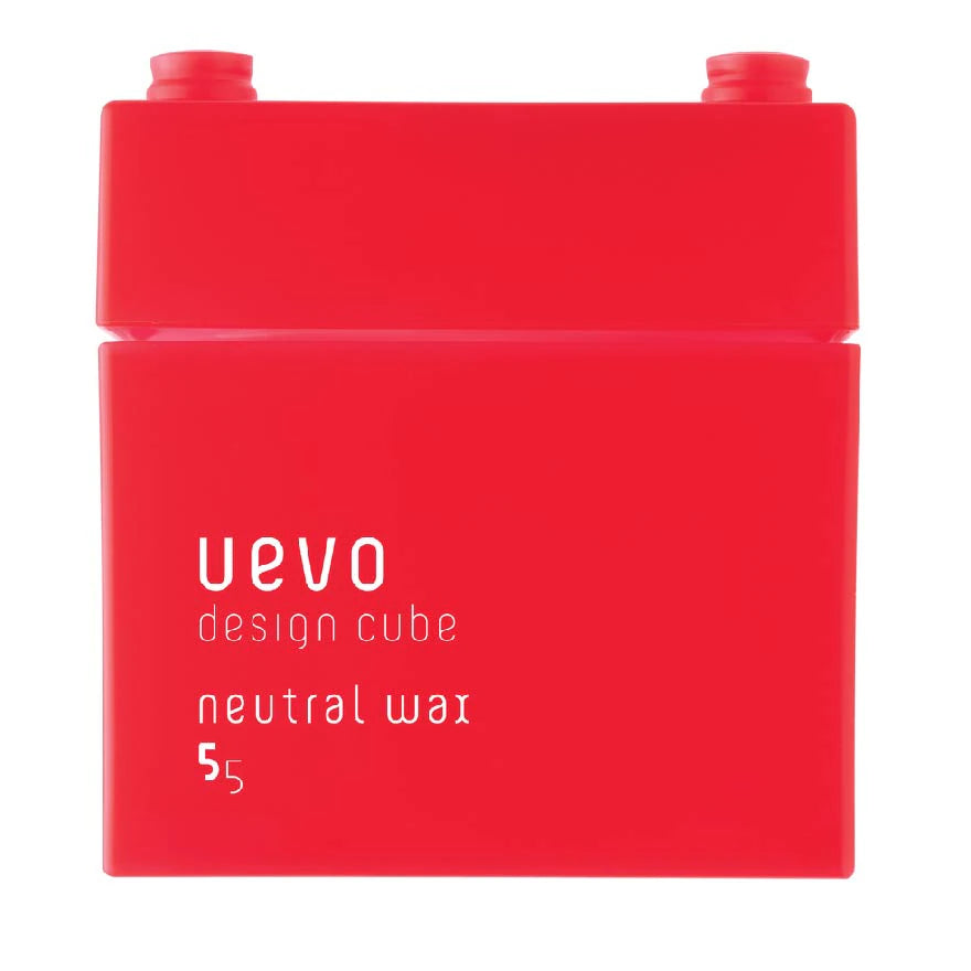 Uevo Design Cube Neutral Wax (Short To Long, Thin To Thick Hair) 80g MADE IN JAPAN